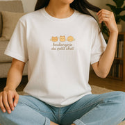 Kawaii Katzenbrot T-Shirt Damen 100% Baumwolle