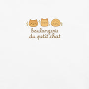 Kawaii Katzenbrot T-Shirt Damen 100% Baumwolle