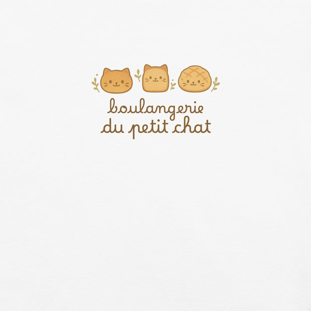 Kawaii Katzenbrot T-Shirt Damen 100% Baumwolle