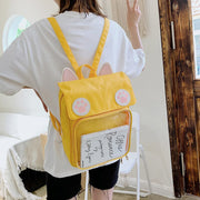 Kawaii Katzenohren Pfotenabdruck Rucksack – ITA Design