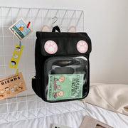 Kawaii Katzenohren Pfotenabdruck Rucksack – ITA Design