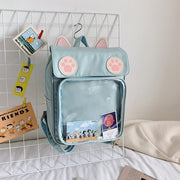 Kawaii Katzenohren Pfotenabdruck Rucksack – ITA Design