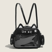 Kawaii Katze Ita Rucksack – Transparente Tasche