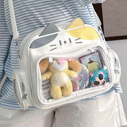 Kawaii Katze Ita Rucksack – Transparente Tasche