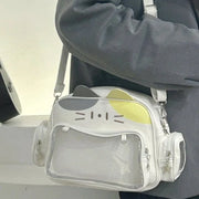 Kawaii Katze Ita Rucksack – Transparente Tasche