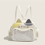 Kawaii Katze Ita Rucksack – Transparente Tasche
