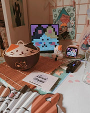 Kawaii Katzen Ramen Schüssel mit Deckel