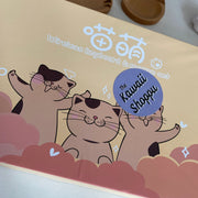 Kawaii Katzen Wireless Tastatur & Maus Set – Niedliches Design