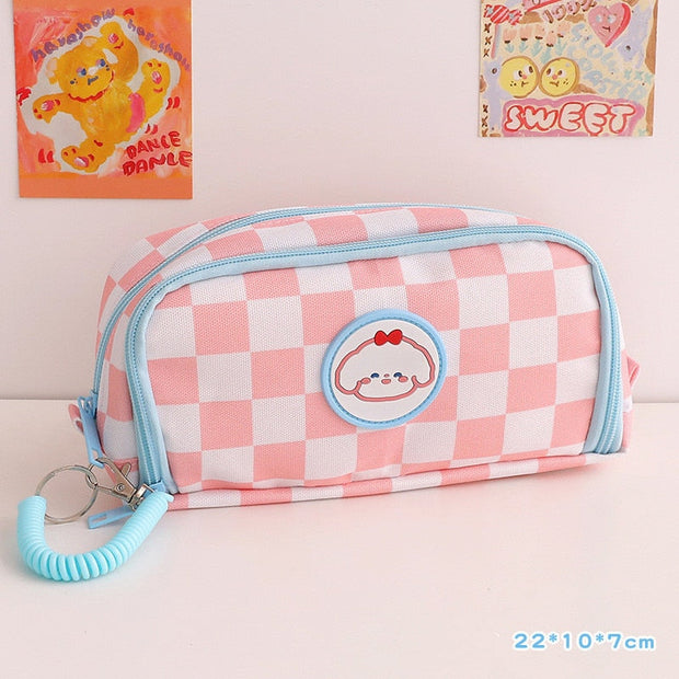 Kawaii Bär Mäppchen – Süße Schultasche aus Leinwand