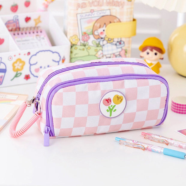 Kawaii Bär Mäppchen – Süße Schultasche aus Leinwand
