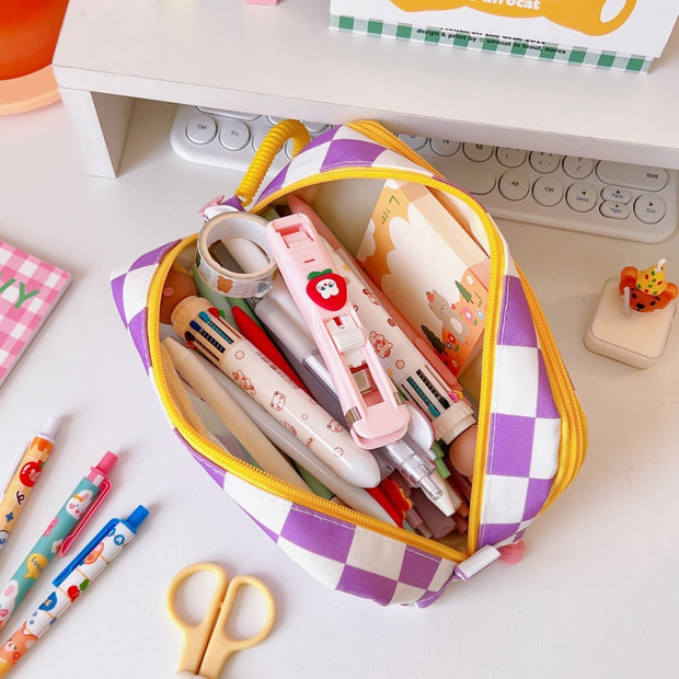 Kawaii Bär Mäppchen – Süße Schultasche aus Leinwand