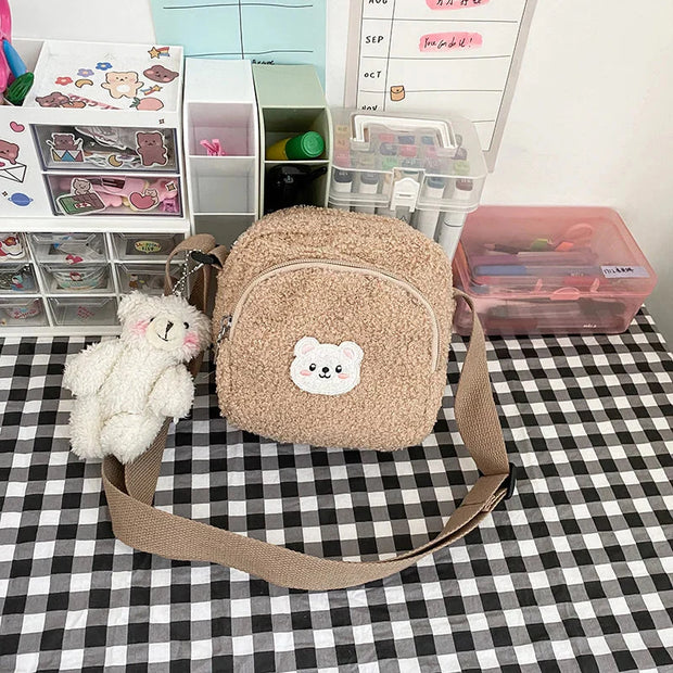 Kawaii Bär Plüschtasche – Niedliche Schultertasche