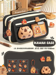 Kawaii Capybara Schreibwaren Federmäppchen – DIY Etui