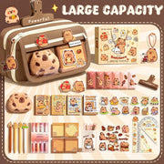 Kawaii Capybara Schreibwaren Federmäppchen – DIY Etui