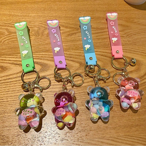 Kawaii Bär Schlüsselanhänger Quicksand – Süßes Design