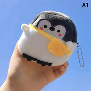 Kawaii Pinguin Plüschtasche – Süße Umhängetasche