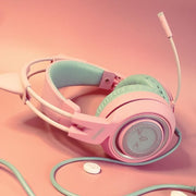 Kawaii Katzenohr Gaming Kopfhörer 3,5mm – Niedliches Headset