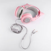 Kawaii Katzenohr Gaming Kopfhörer 3,5mm – Niedliches Headset