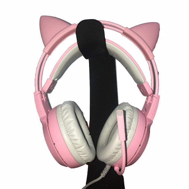Kawaii Katzenohr Gaming Kopfhörer 3,5mm – Niedliches Headset