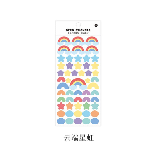 Kawaii Glitzer Kpop Idol Aufkleber – Dekoration Sticker