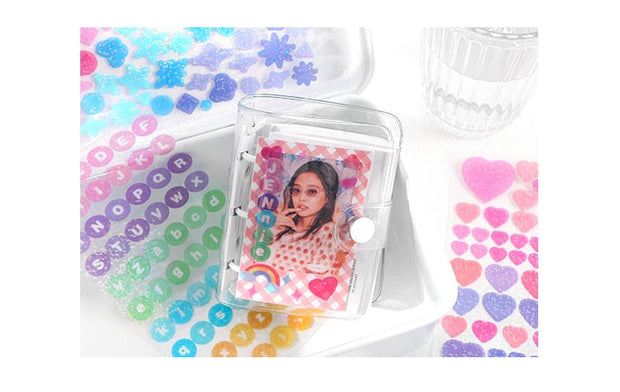 Kawaii Glitzer Kpop Idol Aufkleber – Dekoration Sticker
