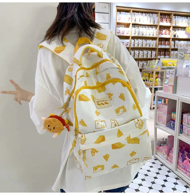 Kawaii Rucksack mit Süßem Druck – Niedlicher Schulrucksack