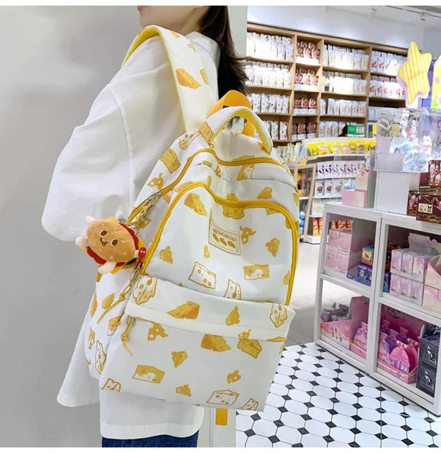 Kawaii Rucksack mit Süßem Druck – Niedlicher Schulrucksack