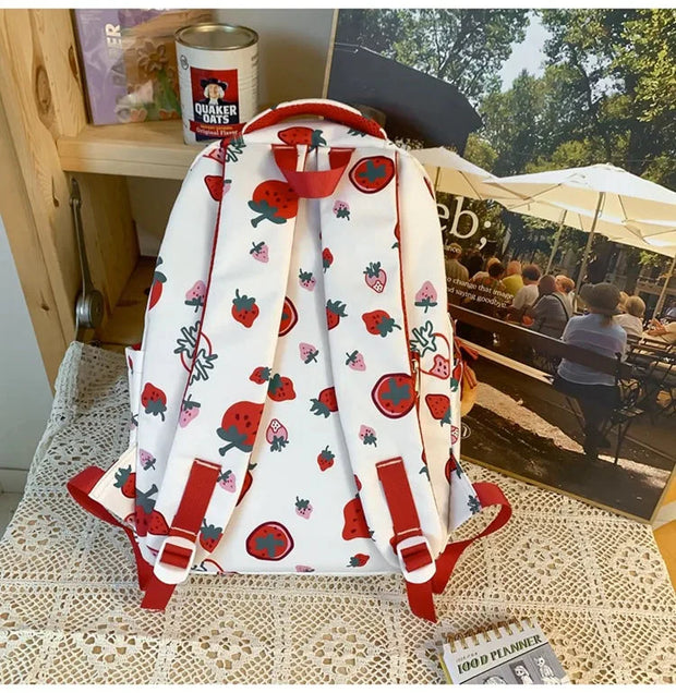 Kawaii Rucksack mit Süßem Druck – Niedlicher Schulrucksack