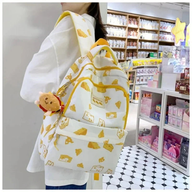 Kawaii Rucksack mit Süßem Druck – Niedlicher Schulrucksack