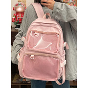 Kawaii ITA Rucksack – Transparenter Großraum Schulrucksack
