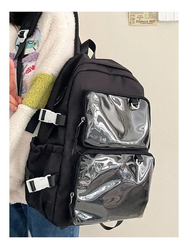 Kawaii ITA Rucksack – Transparenter Großraum Schulrucksack