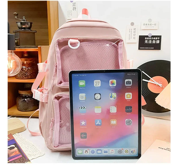 Kawaii ITA Rucksack – Transparenter Großraum Schulrucksack
