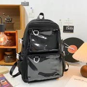 Kawaii ITA Rucksack – Transparenter Großraum Schulrucksack