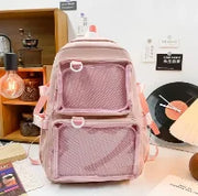 Kawaii ITA Rucksack – Transparenter Großraum Schulrucksack