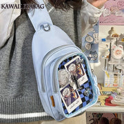 Kawaii ITA Rucksack – Plüschtier Tasche mit Sichtfenster