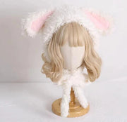 Kawaii Loppy Häschen Plüschmütze – Flauschige Wintermütze