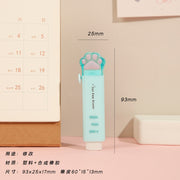 Kawaii Katzenpfote Radiergummi – Tragbares Push-Pull Design