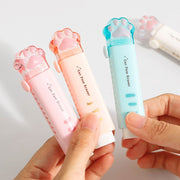 Kawaii Katzenpfote Radiergummi – Tragbares Push-Pull Design