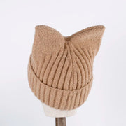 Kawaii Katze Beanie Mütze Koreanisch Stil Wolle Strickmütze