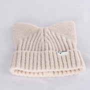 Kawaii Katze Beanie Mütze Koreanisch Stil Wolle Strickmütze