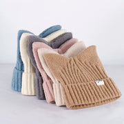 Kawaii Katze Beanie Mütze Koreanisch Stil Wolle Strickmütze