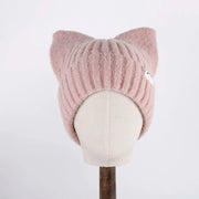 Kawaii Katze Beanie Mütze Koreanisch Stil Wolle Strickmütze