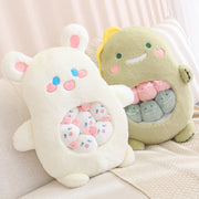 Kawaii Plüschtier Set 6-teilig – Koala Hase Panda Dino