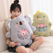 Kawaii Plüschtier Set 6-teilig – Koala Hase Panda Dino