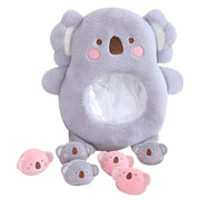 Kawaii Plüschtier Set 6-teilig – Koala Hase Panda Dino