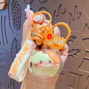 Kawaii Katze Kopf Schlüsselanhänger – Süßes Accessoire