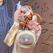 Kawaii Katze Kopf Schlüsselanhänger – Süßes Accessoire