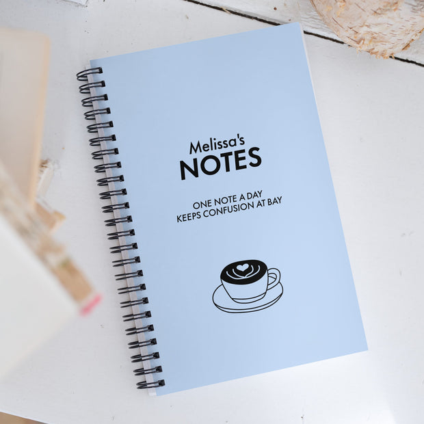 Personalisierter Kawaii Notizbuch – Dein Name Tagebuch