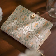 Kawaii Blumen Tagebuch A5/A6/A7 – Rosa Spitze Notizbuch BINDER