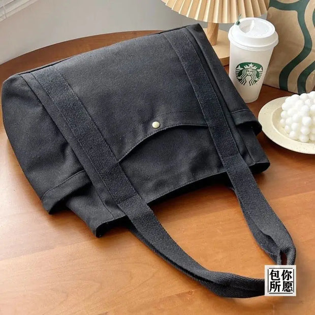 Canvas Tragetasche Groß – Hohe Kapazität Einkaufstasche